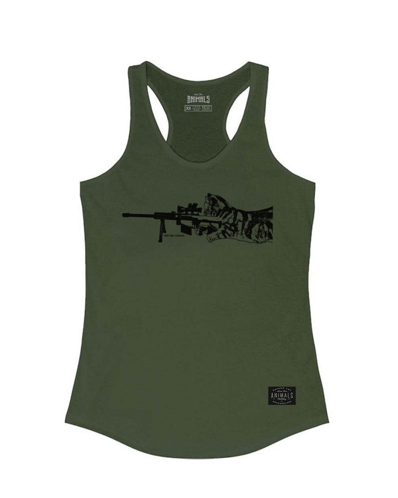 Load image into Gallery viewer, Women&#39;s | Scout Snipurr | Ideal Tank Top - Arm The Animals Clothing LLC
