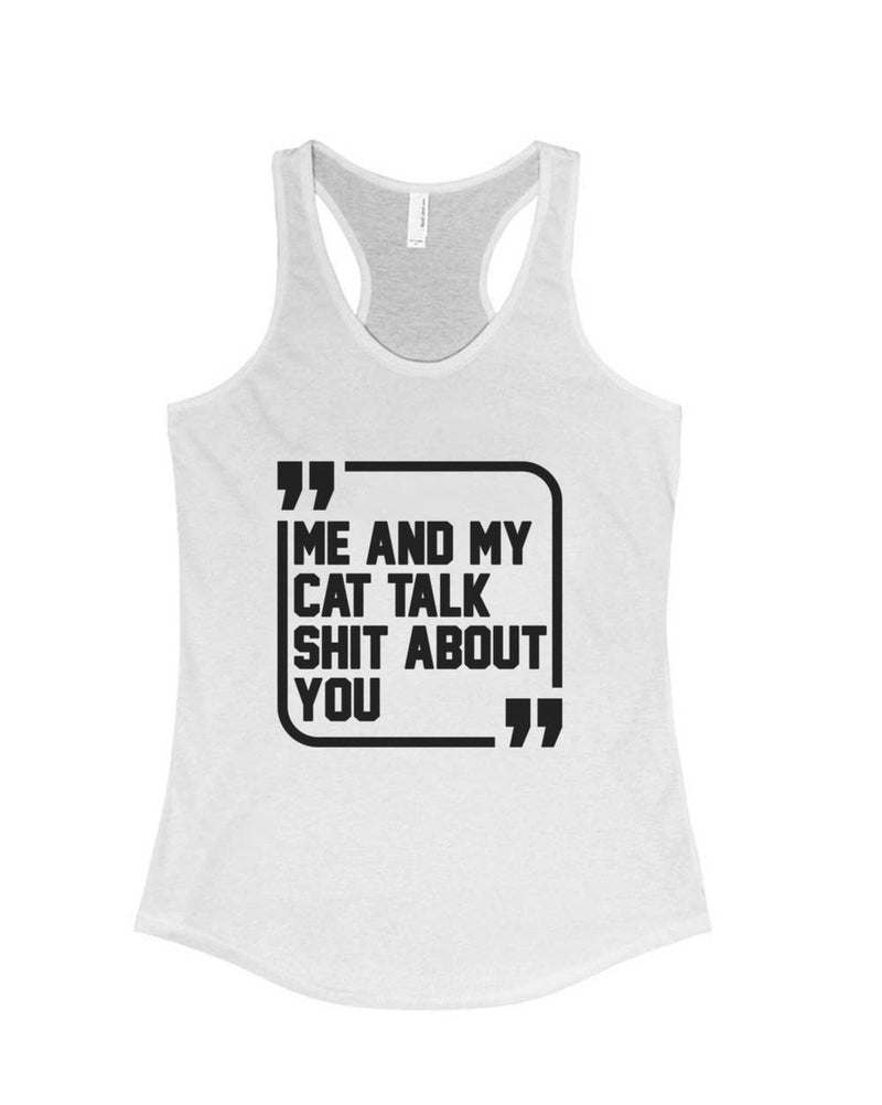 Load image into Gallery viewer, Women&#39;s | Sh*t Talkers (Cat) | Ideal Tank Top - Arm The Animals Clothing Co.
