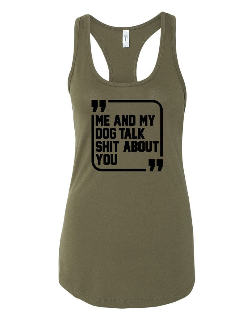 Load image into Gallery viewer, Women&#39;s | Sh*t Talkers (Dog) | Ideal Tank Top - Arm The Animals Clothing Co.

