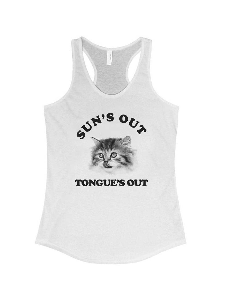 Load image into Gallery viewer, Women&#39;s | Sun’s Out, Tongue’s Out | Tank Top - Arm The Animals Clothing Co.
