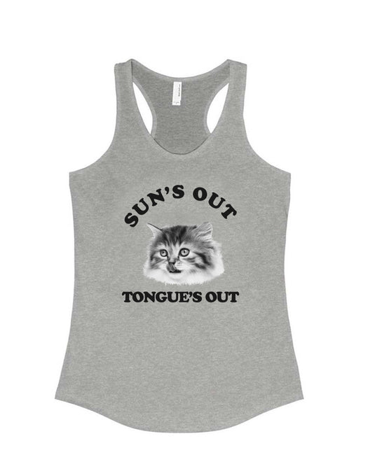 Women's | Sun’s Out, Tongue’s Out | Tank Top - Arm The Animals Clothing Co.