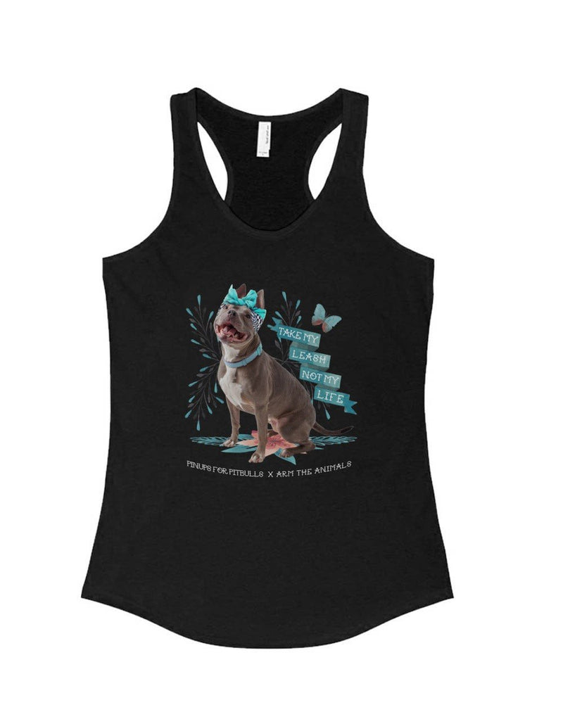 Load image into Gallery viewer, Women&#39;s | Take My Leash Not My Life | Ideal Tank Top - Arm The Animals Clothing Co.
