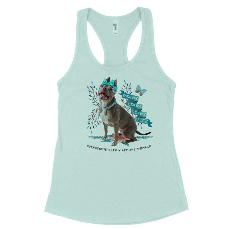 Load image into Gallery viewer, Women&#39;s | Take My Leash Not My Life | Ideal Tank Top - Arm The Animals Clothing Co.
