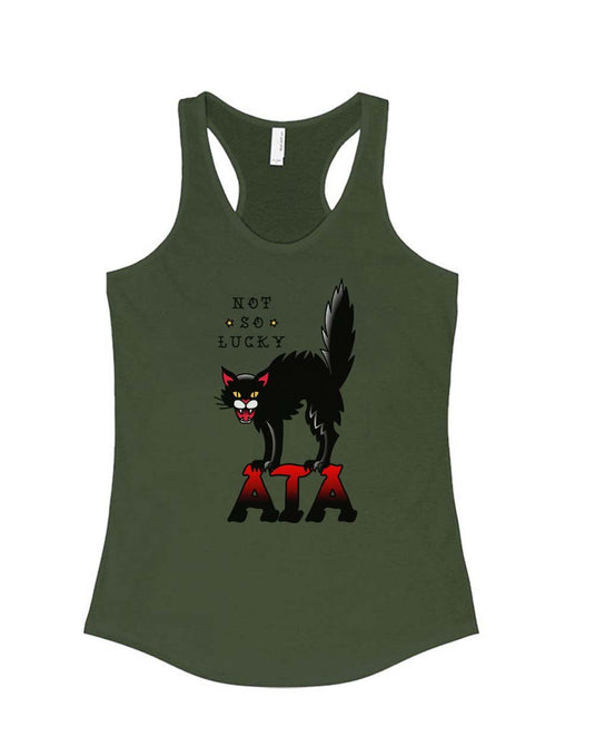 Women's | Tattoo Black Cat | Ideal Tank Top - Arm The Animals Clothing Co.