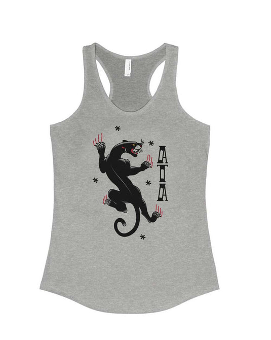 Women's | Tattoo Black Panther | Ideal Tank Top - Arm The Animals Clothing Co.