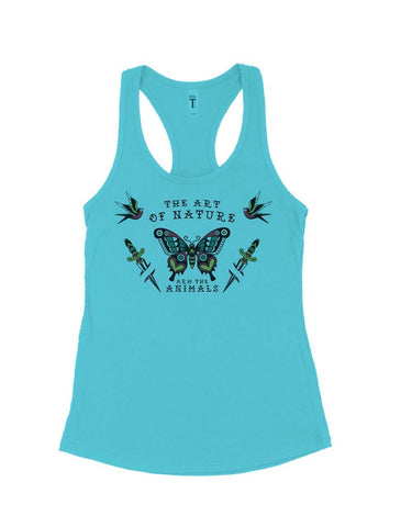 Women's | Tattoo Butterfly | Ideal Tank Top - Arm The Animals Clothing ...