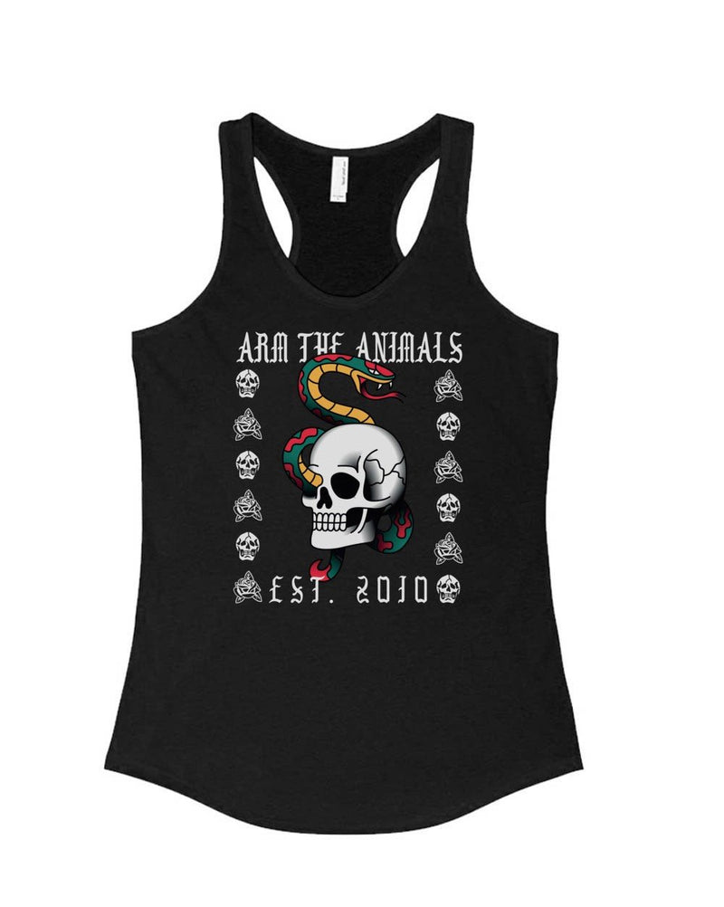Load image into Gallery viewer, Women&#39;s | Tattoo Snake | Ideal Tank Top - Arm The Animals Clothing Co.

