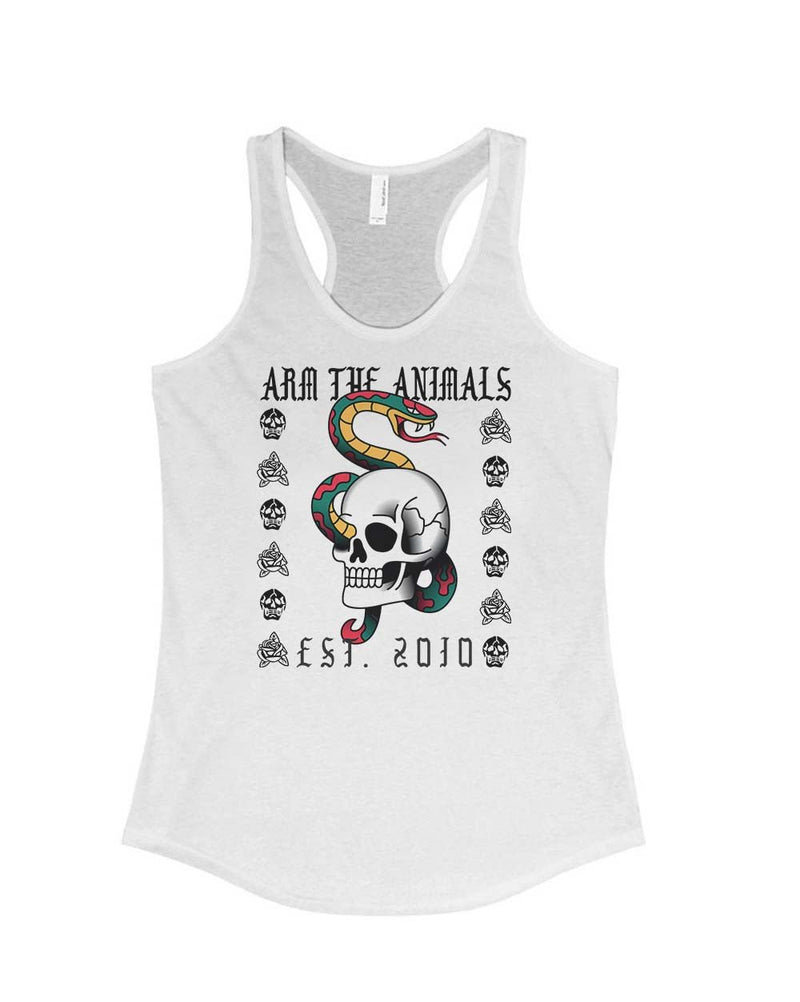 Load image into Gallery viewer, Women&#39;s | Tattoo Snake | Ideal Tank Top - Arm The Animals Clothing Co.
