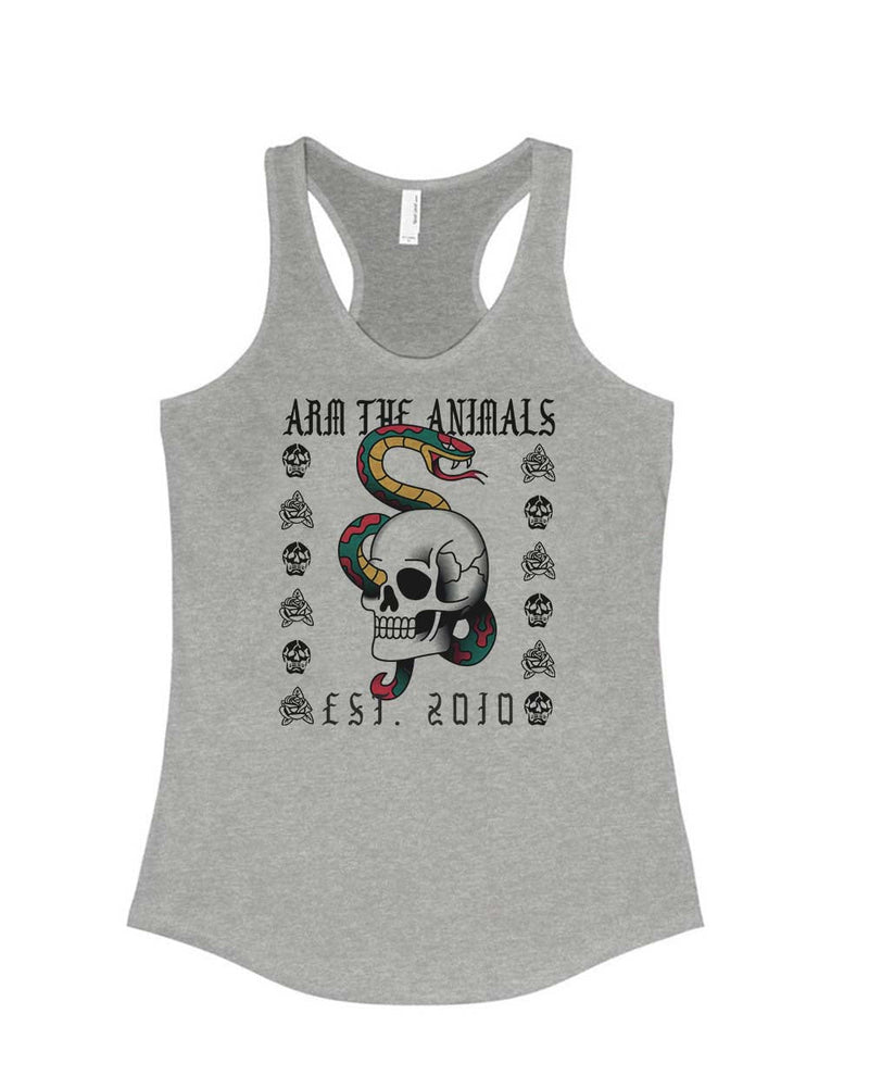 Load image into Gallery viewer, Women&#39;s | Tattoo Snake | Ideal Tank Top - Arm The Animals Clothing Co.
