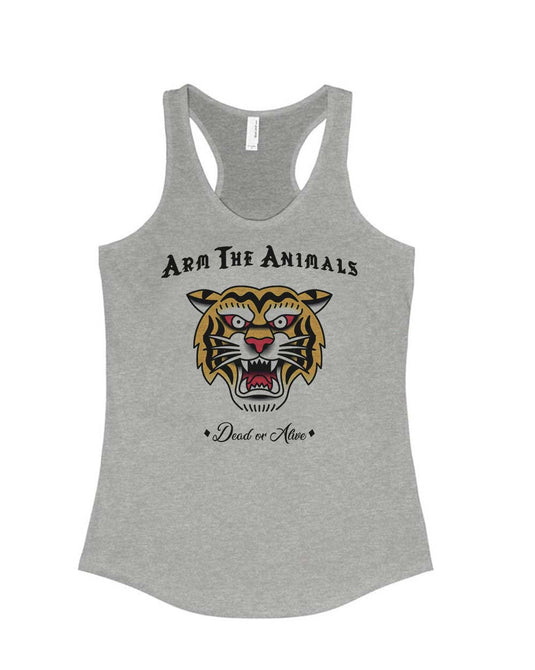 Women's | Tattoo Tiger | Ideal Tank Top - Arm The Animals Clothing Co.