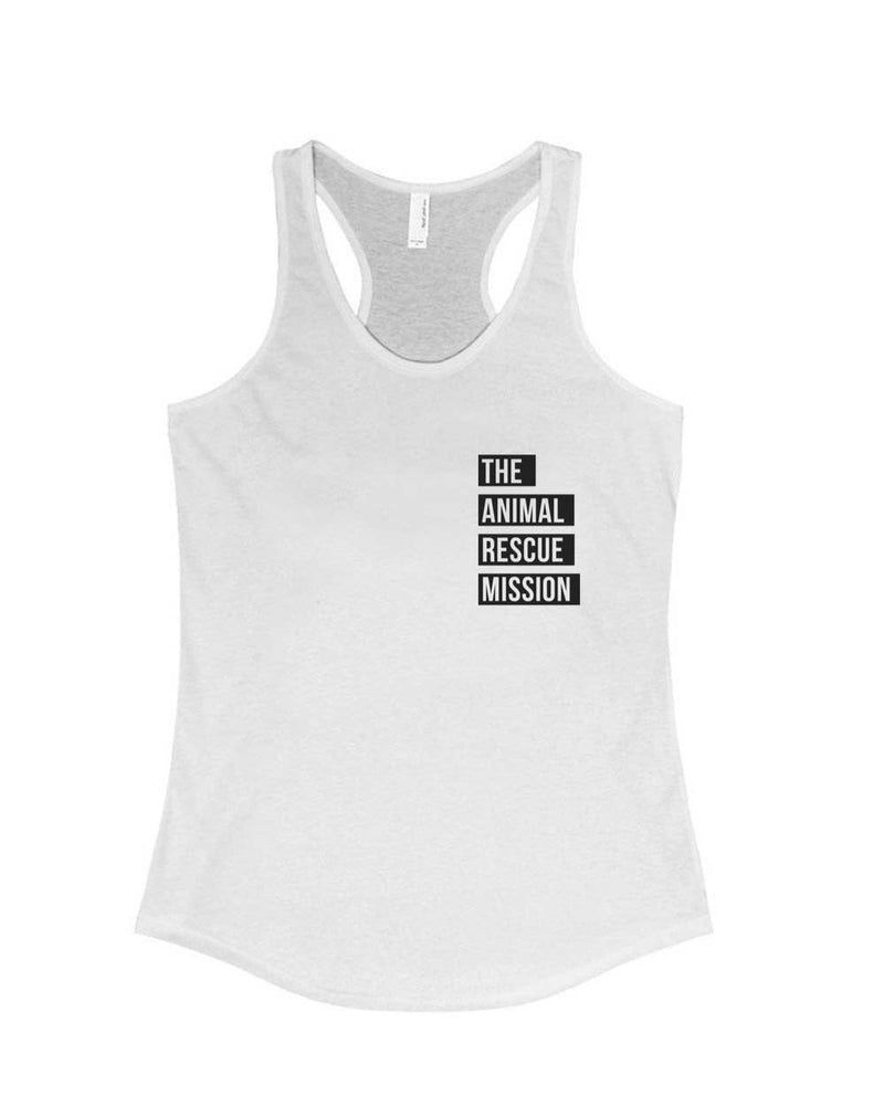 Load image into Gallery viewer, Women&#39;s | The Animal Rescue Mission Pocket | Tank Top - Arm The Animals Clothing Co.
