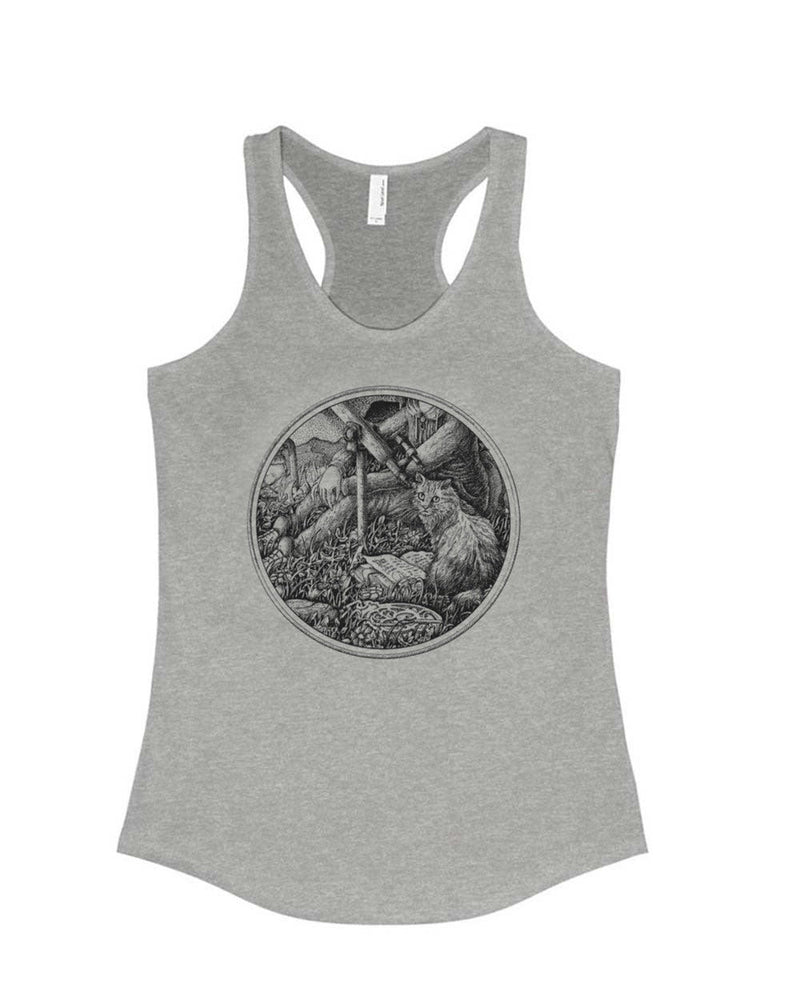 Load image into Gallery viewer, Women&#39;s | The Cat and The Telescope | Tank Top - Arm The Animals Clothing Co.
