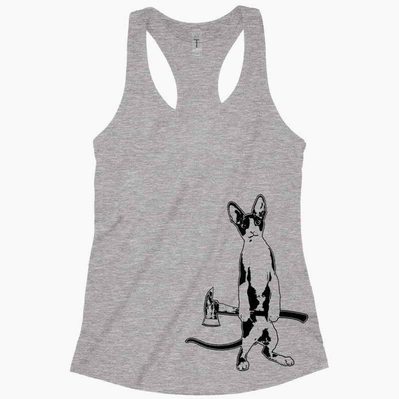 Load image into Gallery viewer, Women&#39;s | The Catsecutioner | Ideal Tank Top - Arm The Animals Clothing Co.
