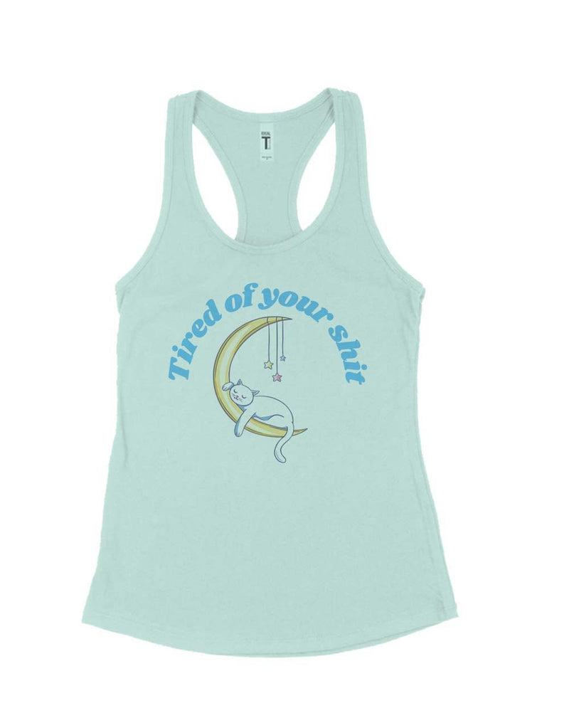 Load image into Gallery viewer, Women&#39;s | Tired of Your Shit | Ideal Tank Top - Arm The Animals Clothing Co.

