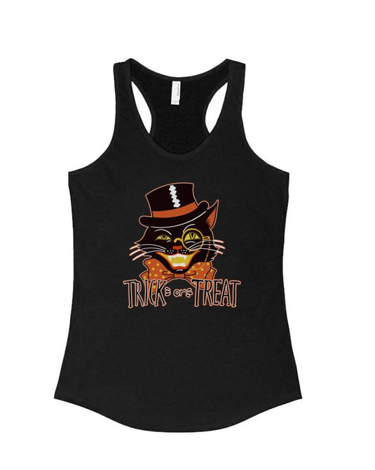 Women's | Trick or Treat | Ideal Tank Top - Arm The Animals Clothing Co.