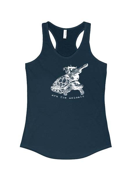 Load image into Gallery viewer, Women&#39;s | Turtle Tank | Ideal Tank Top - Arm The Animals Clothing Co.
