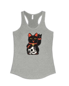 Women's | Unlucky Black Cat | Tank Top - Arm The Animals Clothing Co.