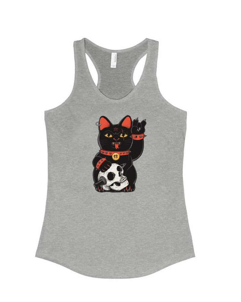 Load image into Gallery viewer, Women&#39;s | Unlucky Black Cat | Tank Top - Arm The Animals Clothing Co.
