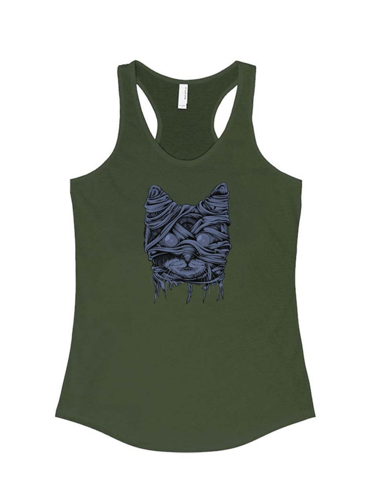 Load image into Gallery viewer, Women&#39;s | Zombie Mummy Cat | Ideal Tank Top - Arm The Animals Clothing Co.
